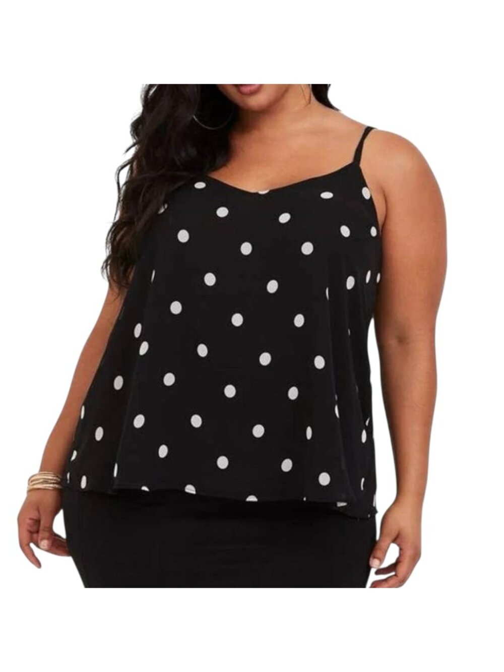 TORRID Chiffon Polka Dot Cami, Size 2X - NWT